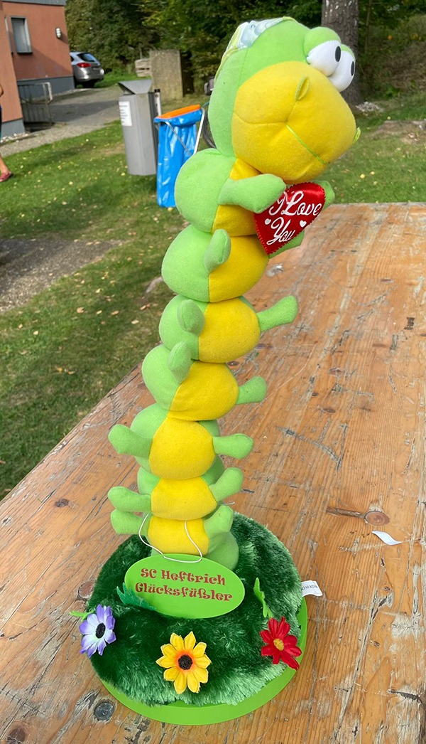 Wanderpokal SC Heftrich "Dagobert der Glücksfüßler"